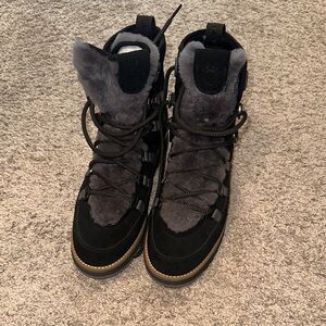 Cole Haan Zero Grand Fur Boots, size 9.5 (women)